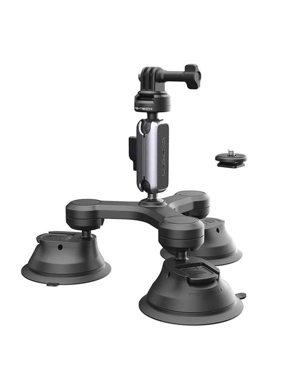PGYTECH CapLock support system - suction mount - three-arm