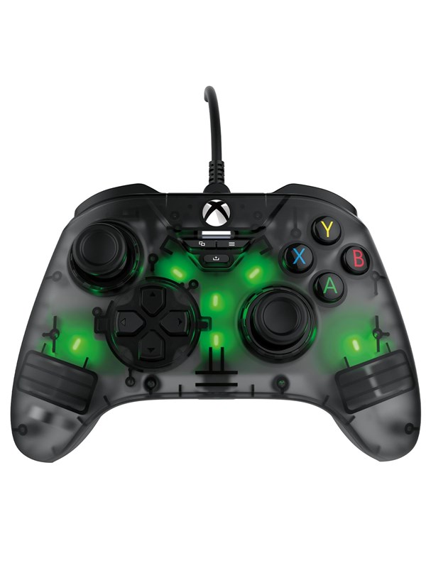 Snakebyte Rgb X Smoke Grey Wired Controller Microsoft Xbox Series S