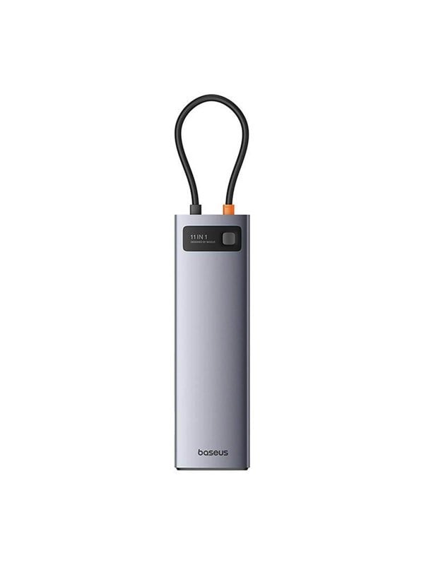 Baseus StarJoy Metal Glam Series Hub 11in1 USB Hub - USB 3.0 - 11 porte - Grey