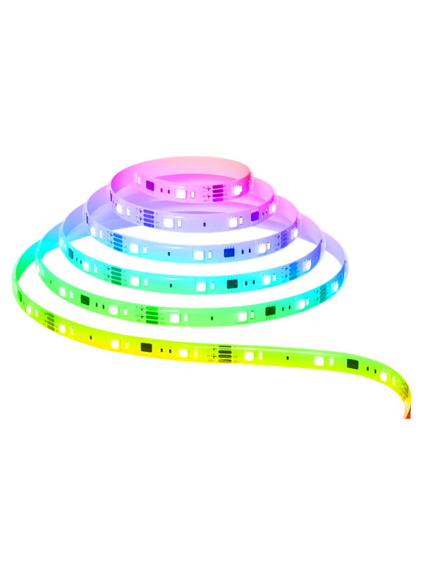 Deltaco Smart Utomhus LED-slinga, RGB, 10m (2x5m)