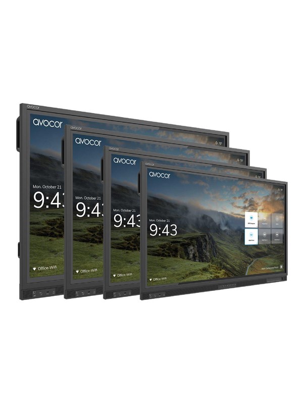 Avocor E Series - 75" LED-backlit LCD display - 4K - for interactive communication