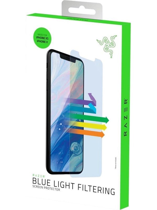 Razer Blue Light Filtering Screen Protector Forapple Iphone Xs