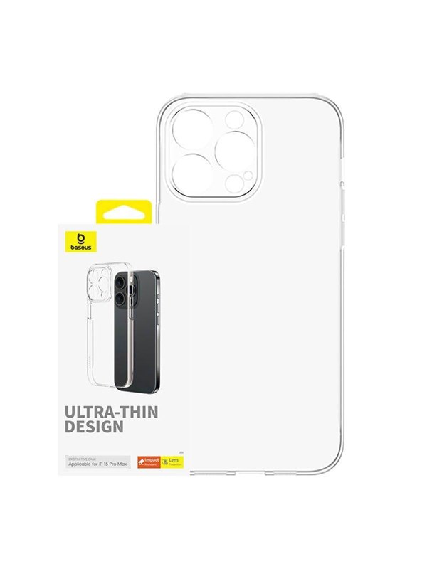 Baseus Phone Case for iPhone 15 ProMax OS-Lucent Series (Clear)