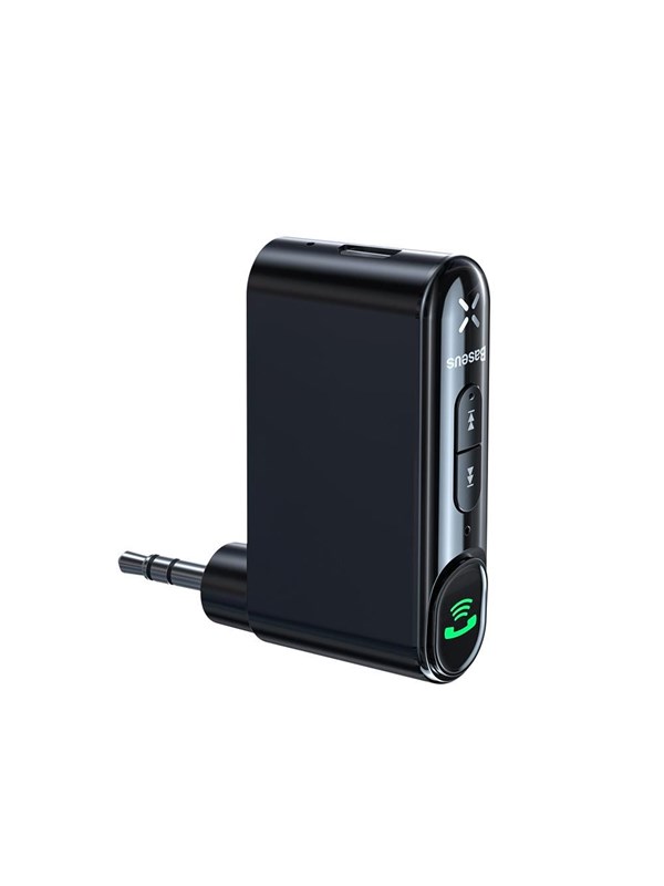 Produktfoto för Baseus Qiyin AUX Car Bluetooth Receiver Black