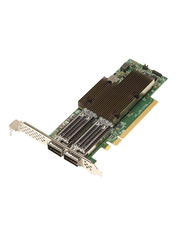 Lenovo Broadcom Network Adapter Pcie 4.0 X16 100 Gigabit Qsfp56 X 2