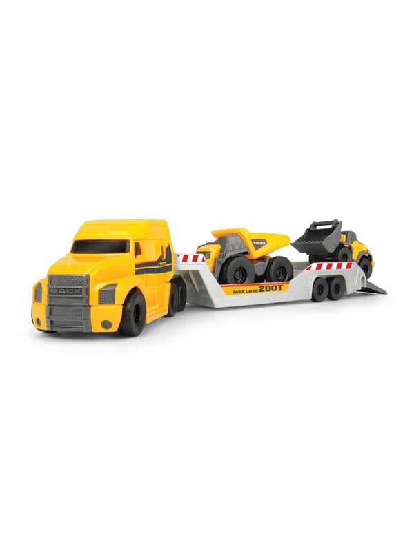 Dickie Volvo Micro Transporter with Work Vehicles