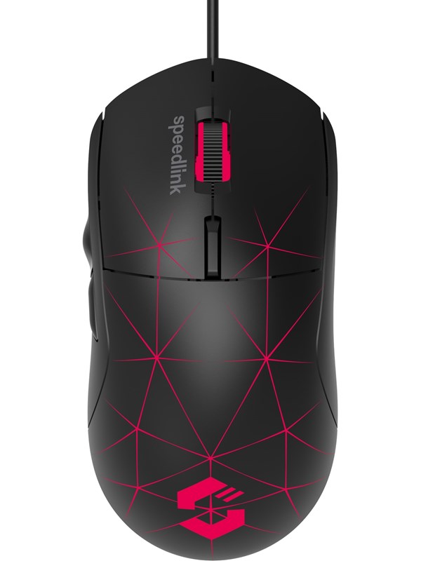 Speed-Link CORAX - Black - Gamingmus - 6 knappar - Svart
