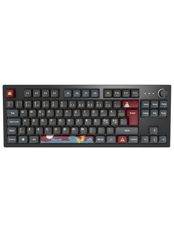 Montech MKey TKL Darkness - Gateron G Pro 2.0 Red - Gaming Keyboard - Utan numpad - Nordisk - Svart - Köp för SEK 699 - Spara 46%