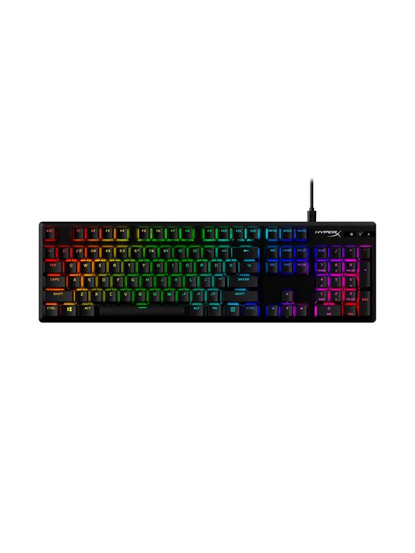Hyperx Alloy Origins Pbt Mechanical Aqua Gaming Tangentbord Us English Svart