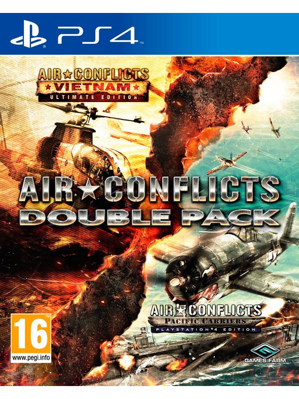 Air Conflicts: Double Pack Vietnam Ultimate Edition &amp; Pacific Carriers Ultimate Edition Sony Playstation 4 Samling