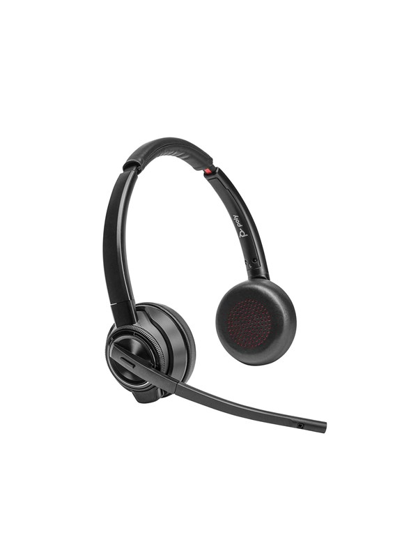 HP Poly Savi 8420 Office Stereo Microsoft Teams Certified DECT 1880-1900 MHz Headset (8L5B3AA)