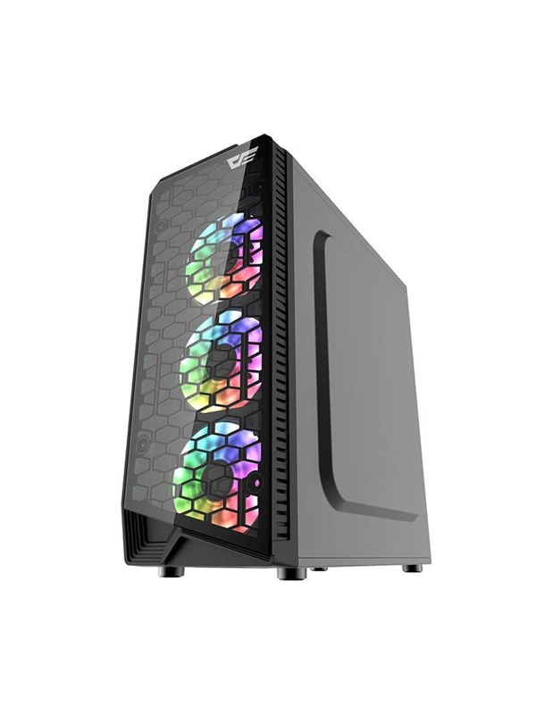 Darkflash Water Square 5 Computer Case Black Chassi Svart
