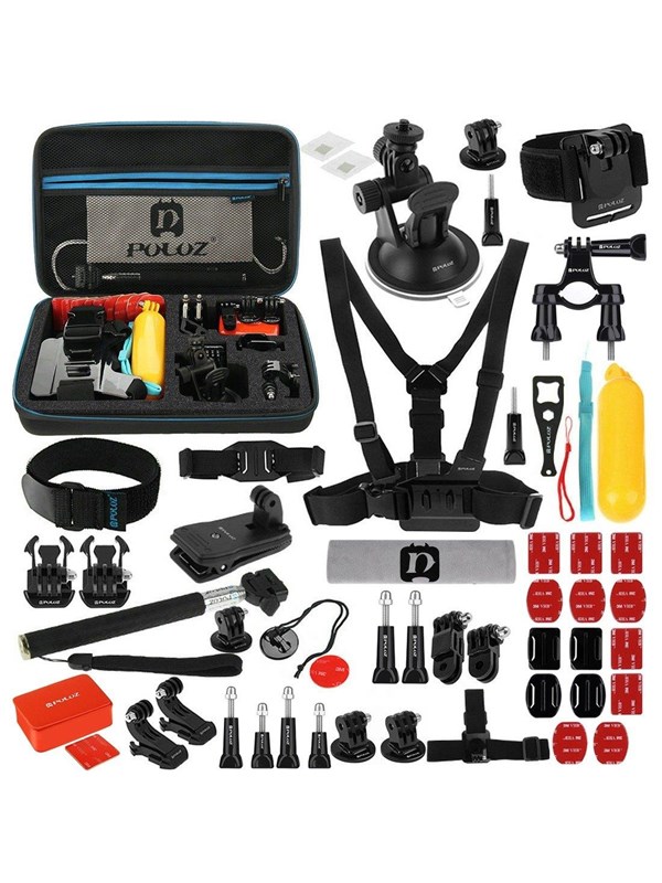 Puluz Accessories Ultimate Combo Kits For Sports Cameras Pkt09 53 In 1