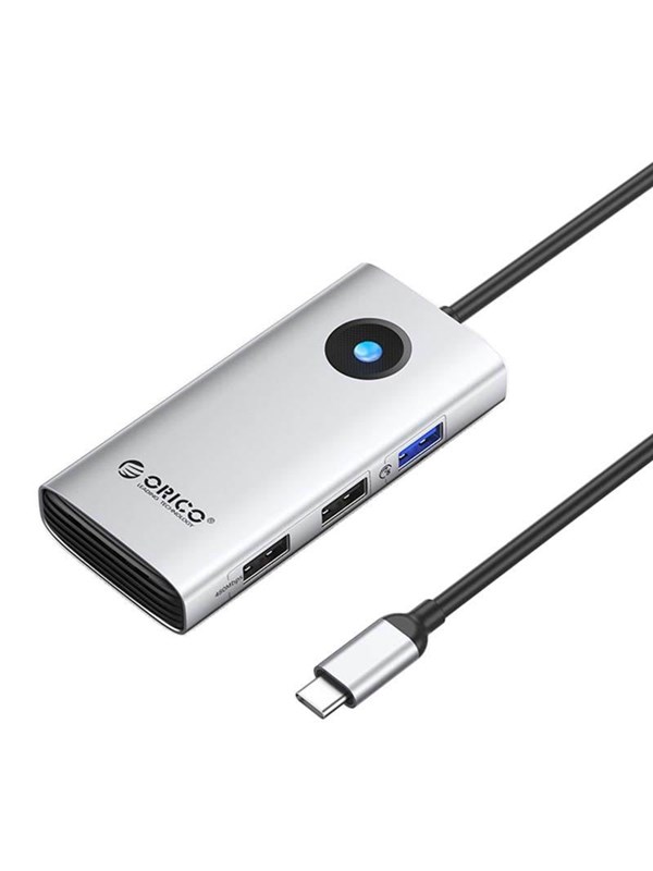 ORICO Type-C 5in1 HUB Multifunction Docking Station (silver) USB Hub - USB 3.0 - 5 porte - Silver