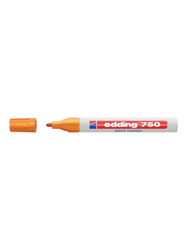 Produktfoto för Edding 750, Orange, Hvid