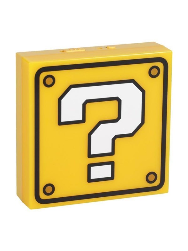 Paladone - Super Mario - Question Block Night Light - Lampa