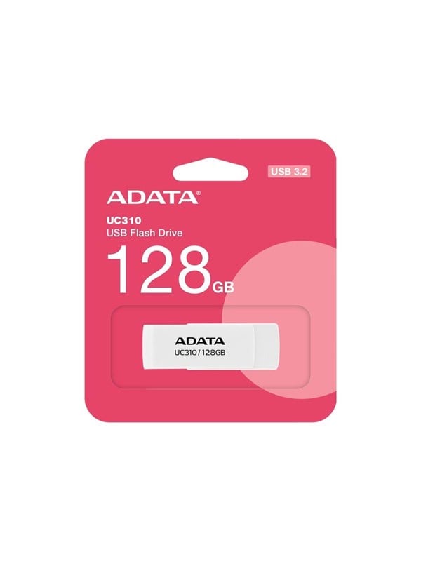 A-Data UC310 - Vit - 128GB - USB-minne