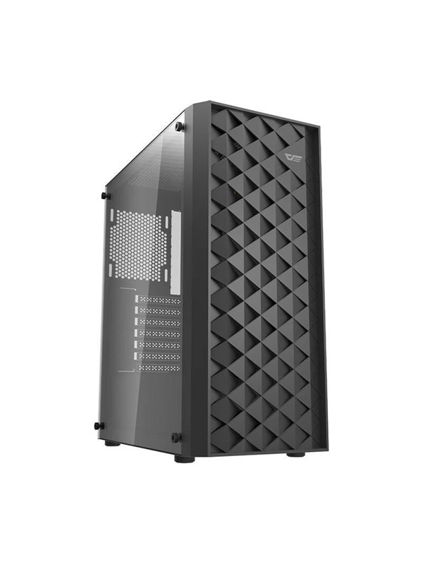 Darkflash Computer Case Dk351 4 Fans Black Chassi Miditower Svart