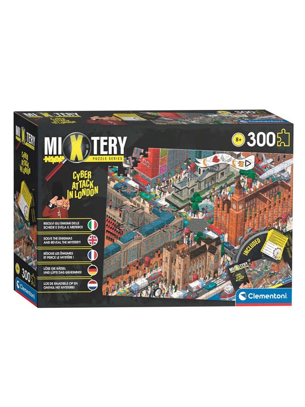 Clementoni Mystery Puzzle Hackers in London 300pc Golv