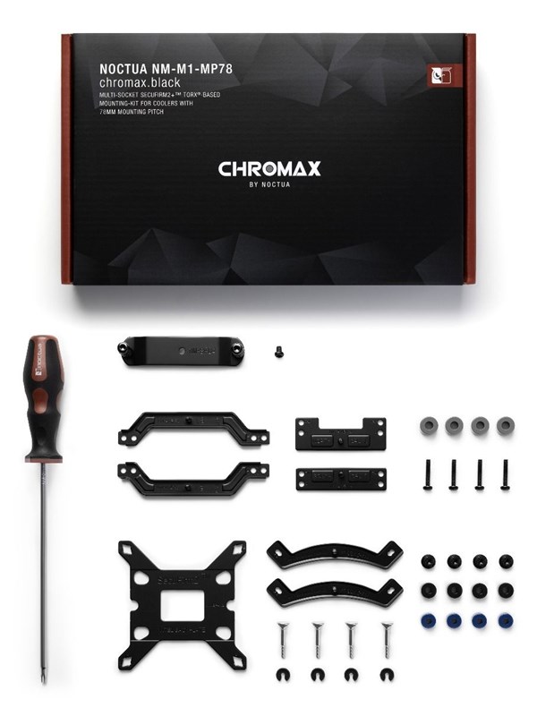 Noctua NM-M1-MP78 chromax.black - Torx-based SecuFirm2+ mounting kit - CPU monteringsfästen