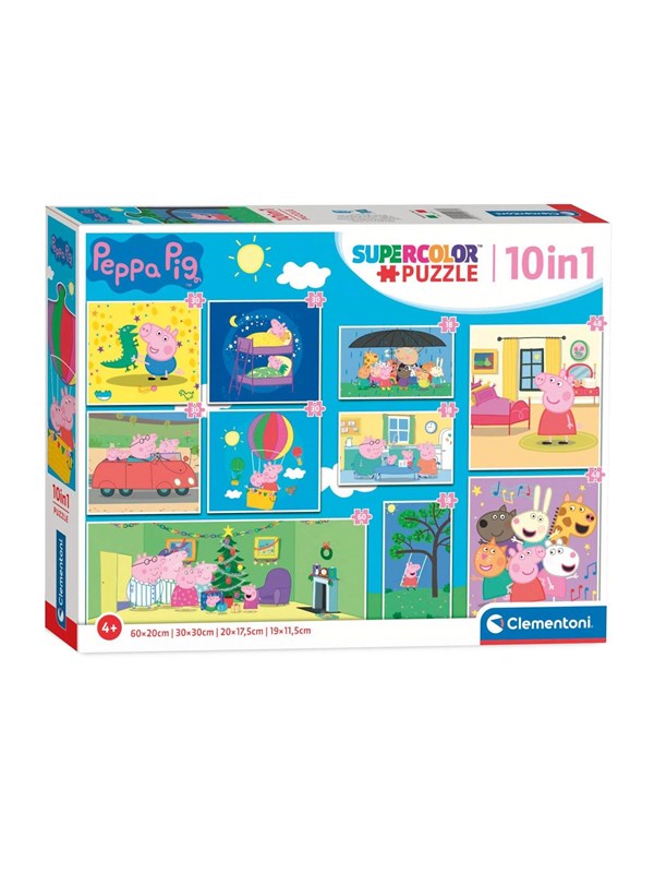 Clementoni Puzzles Peppa Pig 10in1 Golv