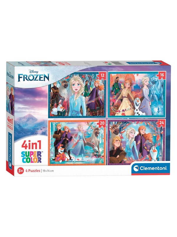 Clementoni Puzzles Disney Frozen 4in1 Golv
