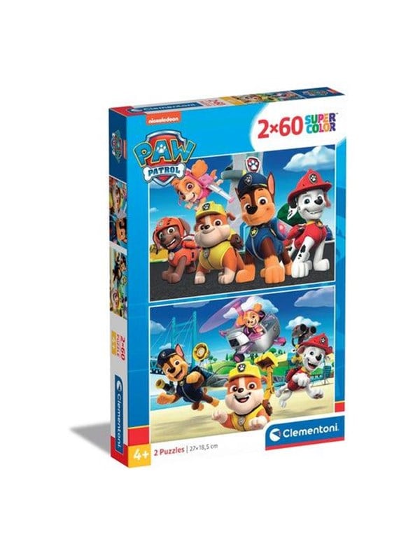 Clementoni Jigsaw puzzle Paw Patrol 2x60st. Golv