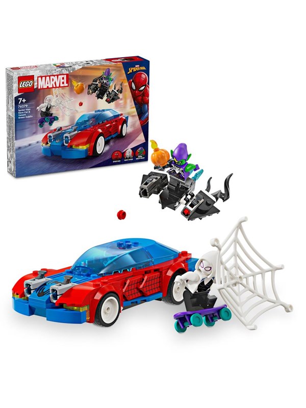 LEGO Super Heroes 76279 Spider-Mans racerbil &amp; Venom Green Goblin
