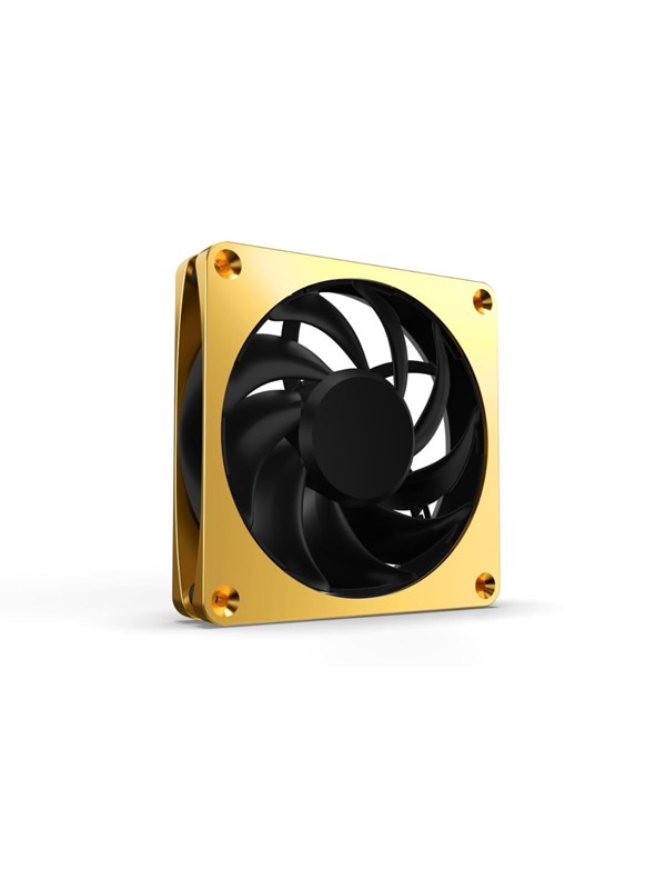 Alphacool Apex Stealth Metal - 2000 RPM - Black - Chassi fläkt - 120mm - Guld - 30 dBA