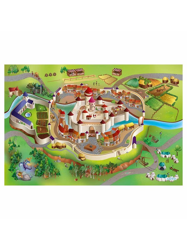 Achoka Play mat Castle Middle Ages 100x150cm
