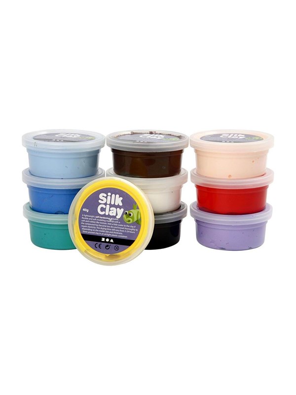Silk Clay - Basic Colors 10x40gr.