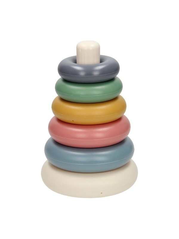Cavallino Toys Stacking rings Pastel colors 7 pcs.