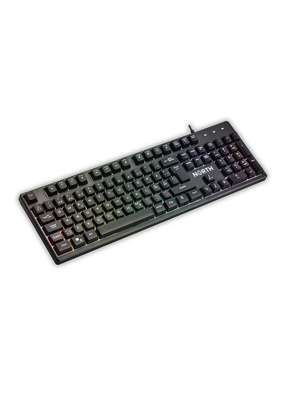 NORTH Gaming Keyboard K100 RGB - Gaming Tangentbord - Blå