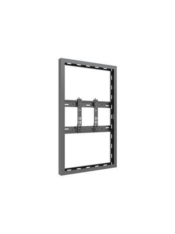 Multibrackets M Pro Series enclosure - Slim - for flat panel - universal - black - Max 25 kg - recommended for 43"