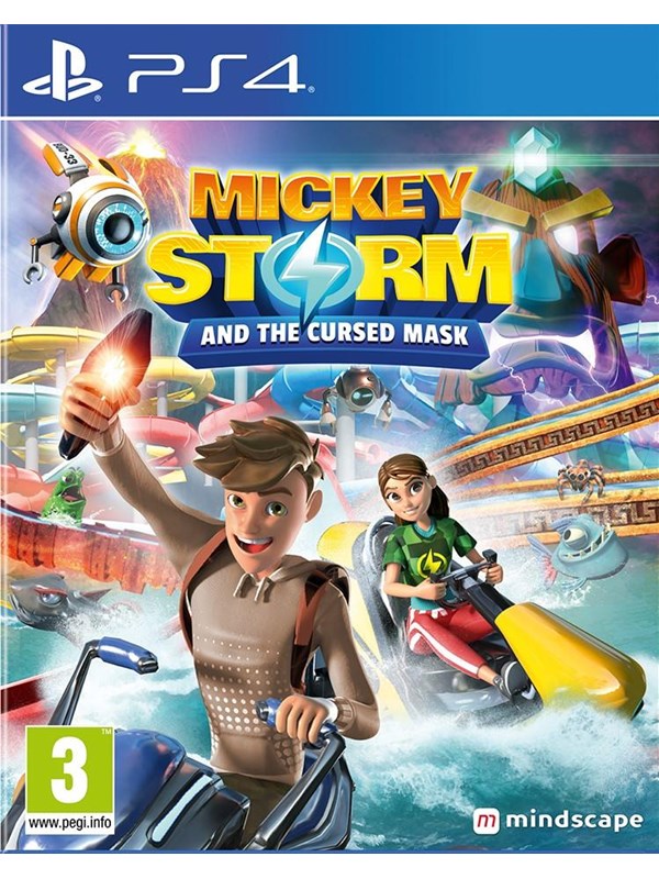 Mickey Storm And The Cursed Mask Sony Playstation 4 Plattformsspelare