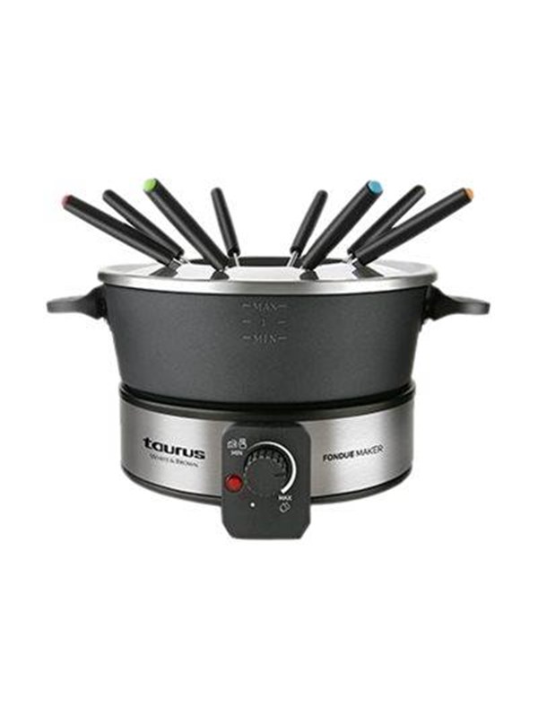 Produktfoto för Taurus FF2 - Fonduegryta - 2 liter - 1 kW - svart / rostfritt stål