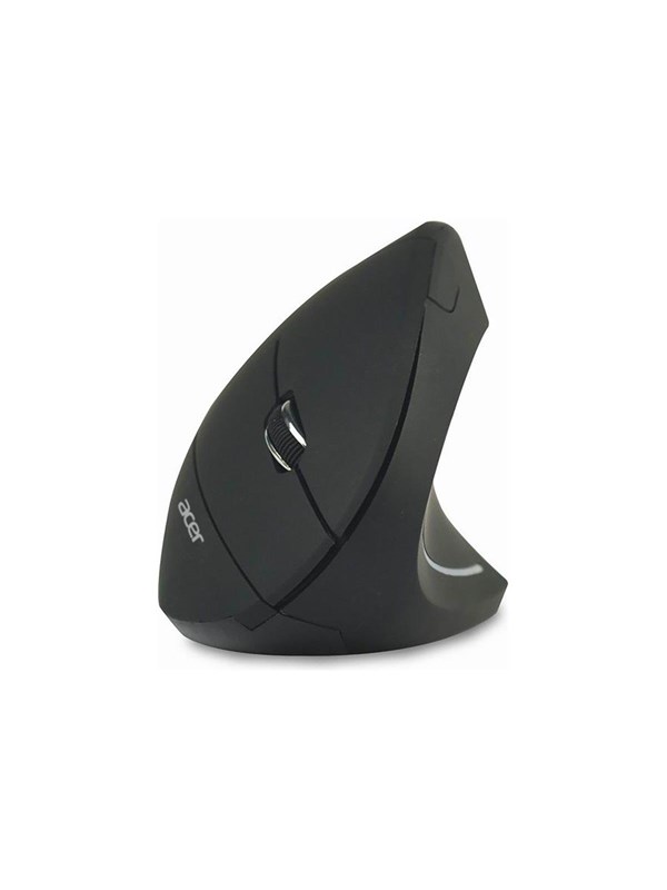 Acer - mouse - vertical - 2.4 GHz - black - Mouse - Optic - 6 knappar - Svart