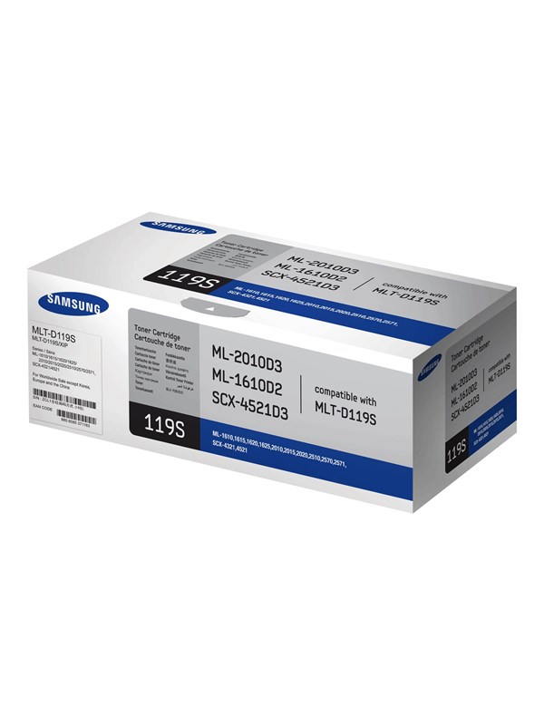 Samsung Mlt D119s Black Original Toner Cartridge Tonerkassett Svart
