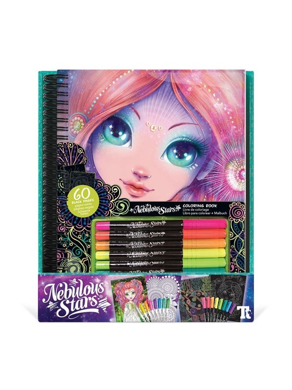 Nebulous Stars Nebulous Star Black Pages Coloring Book Coralia