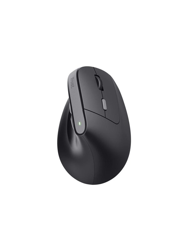 Bayo II Wireless - Ergonomisk mus - Optic - 6 knappar - Svart