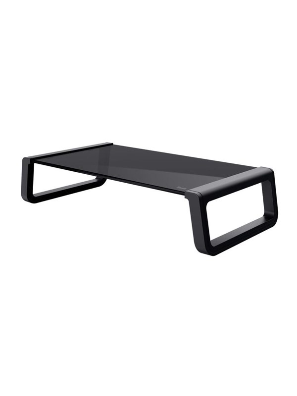 Trust Monta - Tempered glass monitor stand - Black