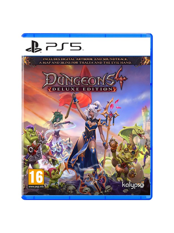 Dungeons 4 Deluxe Edition Sony Playstation 5 Real Time Strategy