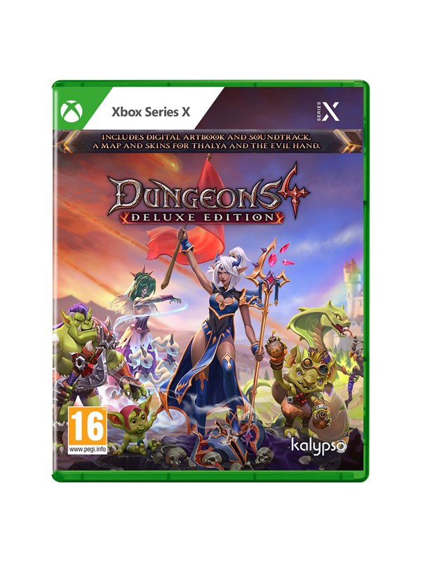 Dungeons 4 Deluxe Edition Microsoft Xbox Series X Real Time Strategy