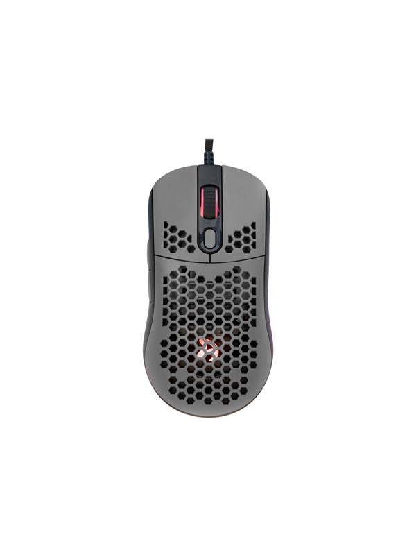 Arozzi Favo - mouse - USB - grey - Mouse - Optic - 7 knappar - Grå