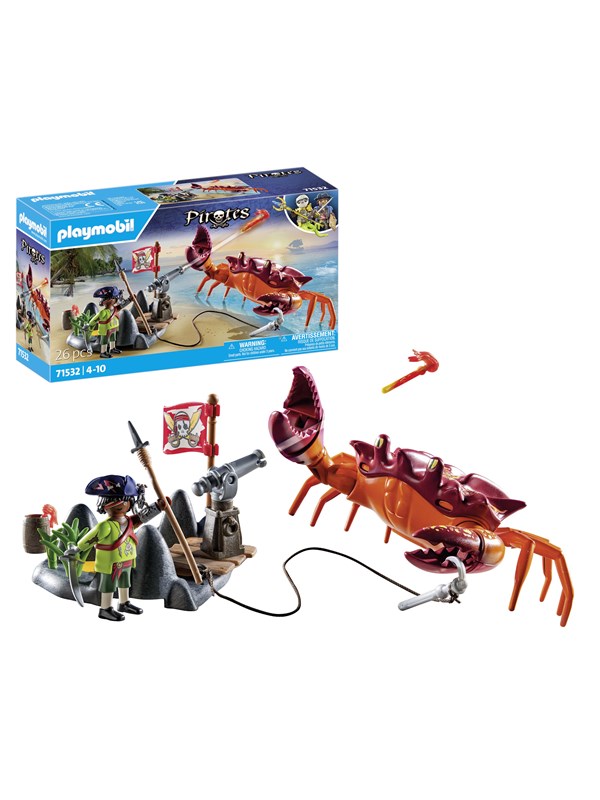 Playmobil Pirates - Strid med den gigantiska krabban