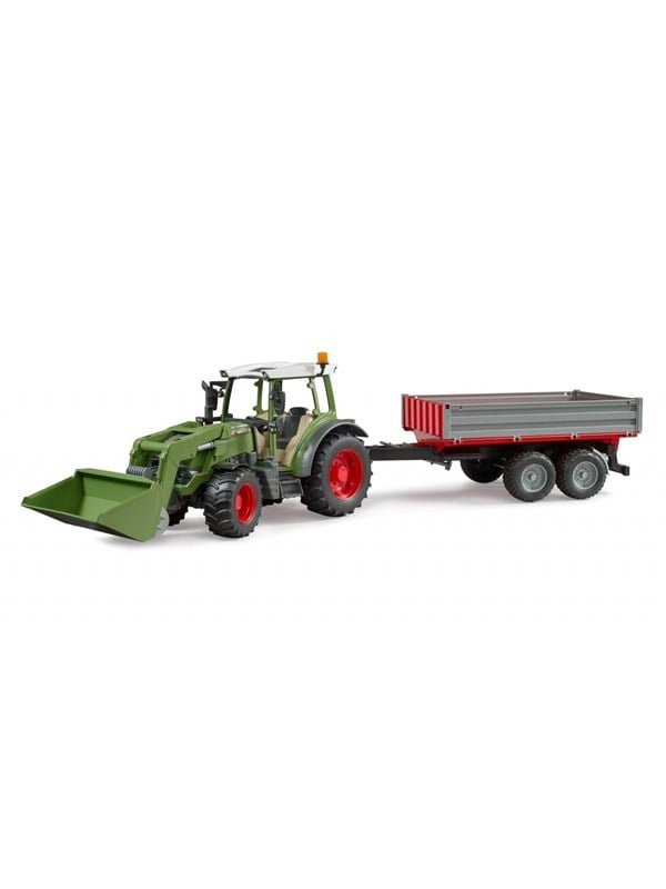 Bruder Fendt Vario 211 with frontloader and tipping trail