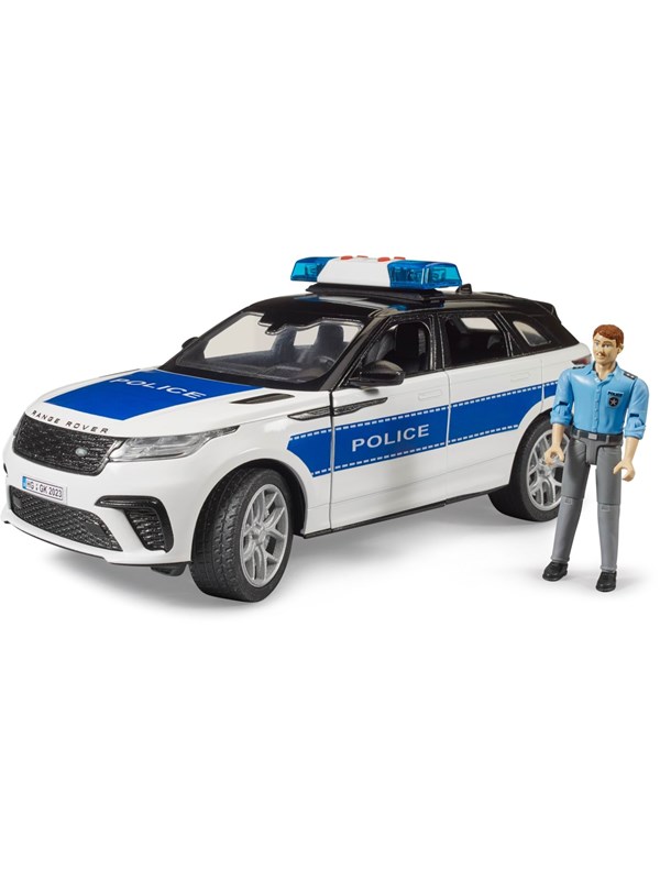 Bruder Range Rover Velar Police vehicle with policeman