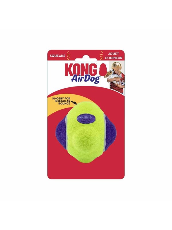 KONG Airdog Squeaker Knobby Ball M/L