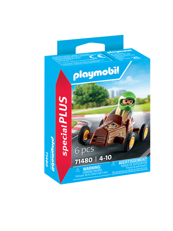 Playmobil Barn med gokart