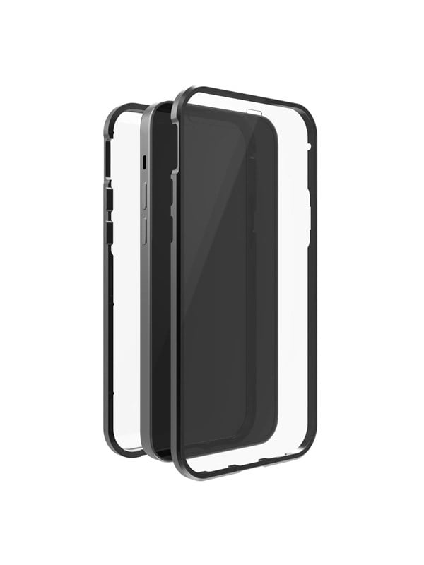 BLACK ROCK 360° Phone Case Glass iPhone 14 Transp/Black